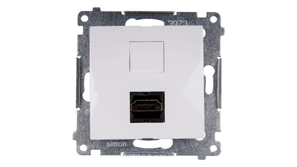 Kontakt-Simon Simon 54 HDMI-pistorasia valkoinen (DGHDMI.01/11)
