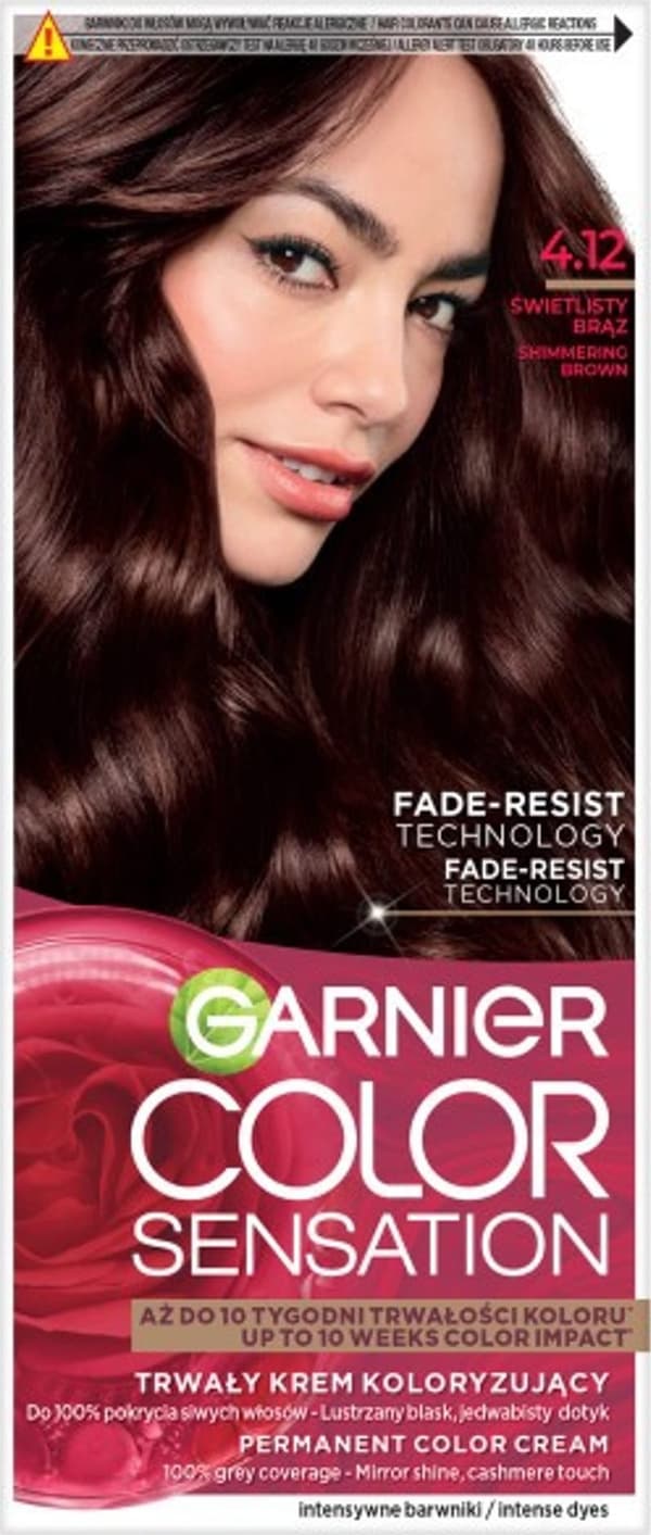 GARNIER Color Sensation Farvecreme Nr. 4.12 - Luminous Bronze 1stk.
