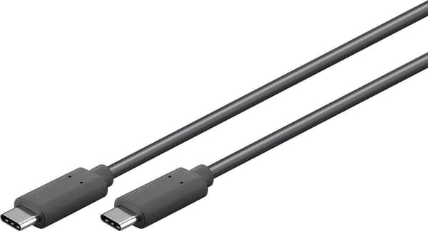 MicroConnect USB-C til USB-C kabel 3m, 100W, 10Gbps, 4K60Hz Gen2 - Understøtter 10 Gbps data 5~20V/5A + E-Mark 100W strøm