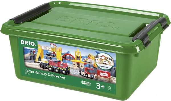BRIO World - Cargo Railway Deluxe Set