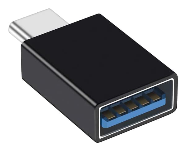 RealPower magneettikaapeli 3 ampeeria, 1 m, musta sovittimilla