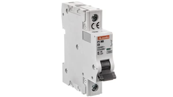 Lovato Electric Adapterafbryder 1P 6A 10kA C (P1MB1PC06)