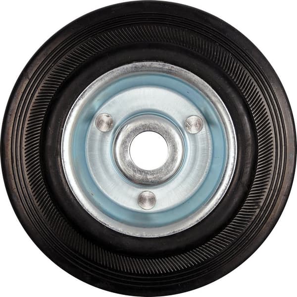 RULLE SORT GUMMI 100MM