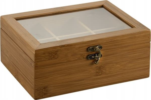 Kesper Bambus cirkel med lukning, 21,7 x 16 x 9 cm