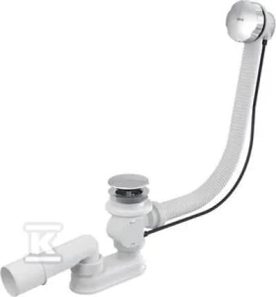 BADEKARSSIFON, AUTOMATISK PROP, METAL