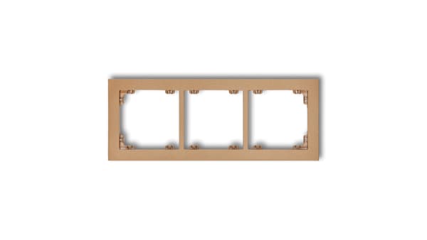 Karlik Deco Trippelram guld metallic (8DR-3)