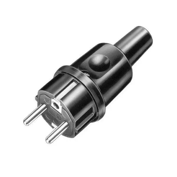 AEP Bærbart Stik AEP Lige Enkeltfaset Gummi 16A 230V (9002210)