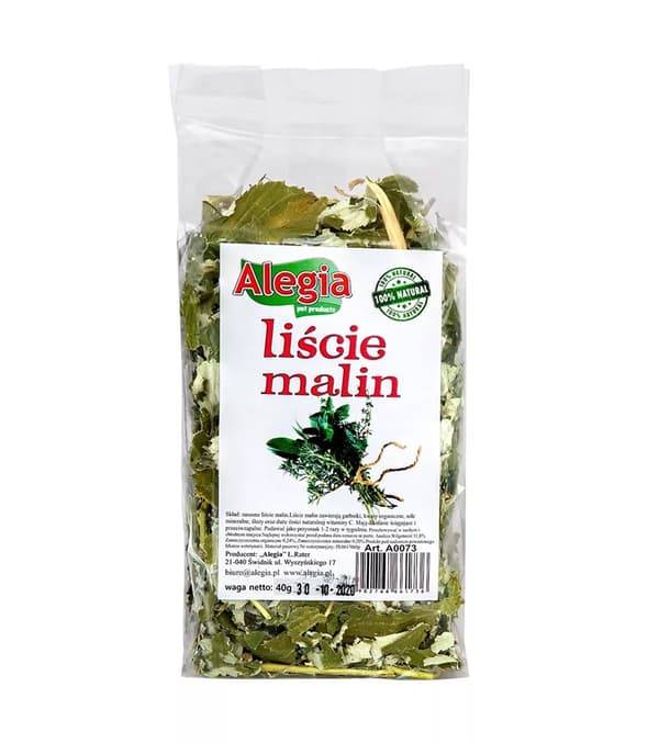 ALEGIA Hindbærblade til gnavere 40g