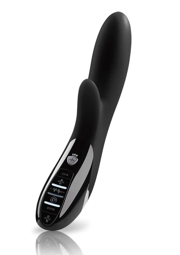 Dual Stimulation Vibe- vibraattori Mystim Daring Danny Estim Musta