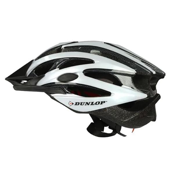 Dunlop - MTB Cykelhjelm str. L (Hvid-sort)