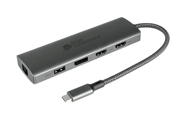 USB HUB Good Connections Good Connections USB-C-Hub (10-portars) antracit