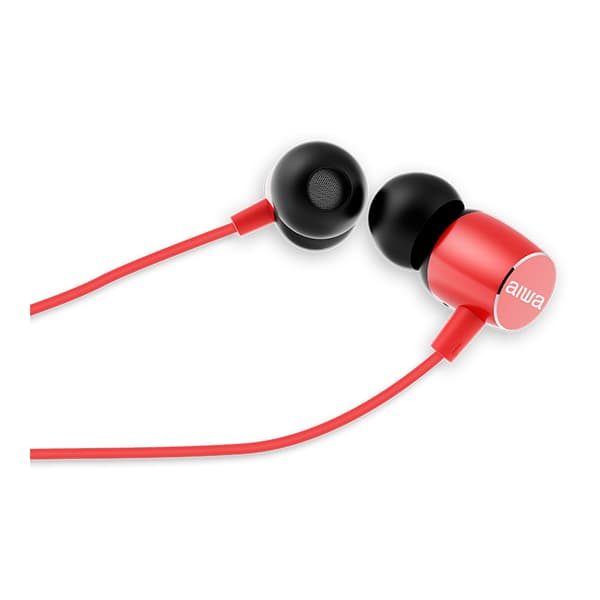 AIWA in-ear hörlurar ESTM-30RD röd