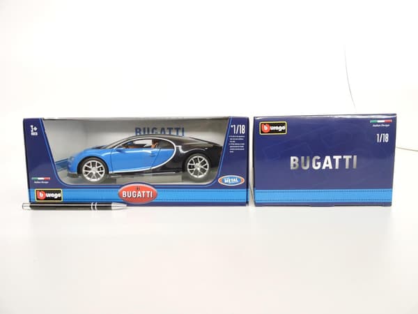 Bugatti Chiron 1:18 blå BBURAGO