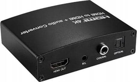 PREMIUMCORD HDMI 4K lydudtrækker med lydseparation til stereo jack, SPDIF Toslink, RCA
