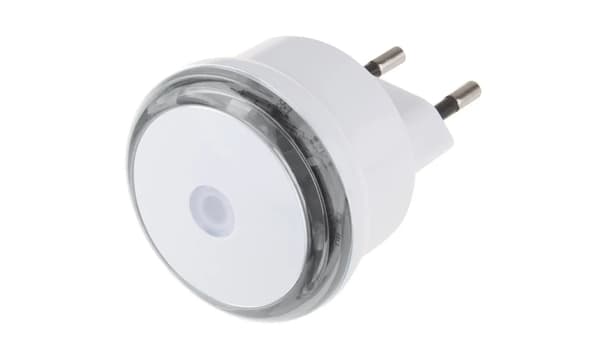 LED Natlampe Til 230V Stikkontakt Med 3xLED Sensor P3306