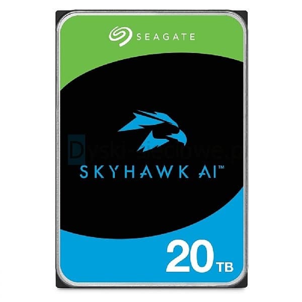 Seagate SkyHawk AI ST20000VE003 - hårddisk - 20 TB - SATA 6Gb/s