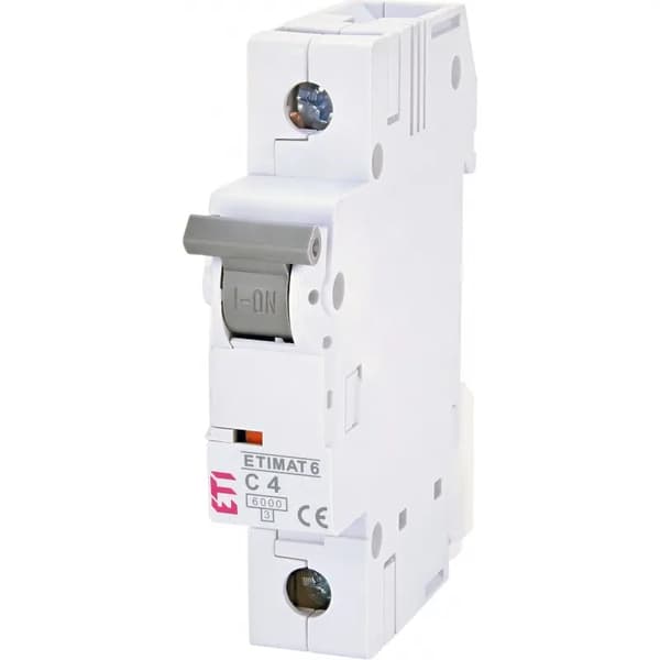 Adapterafbryder 1P C 4A 6kA ETIMAT6 002141510