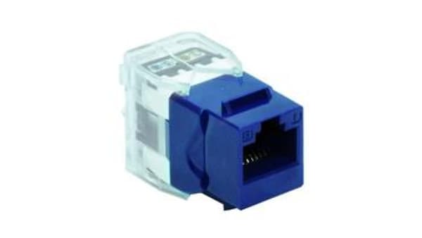 Cat.5e UTP Keystone RJ45 Jack Blå DCN/FA-682MK-8-C5E