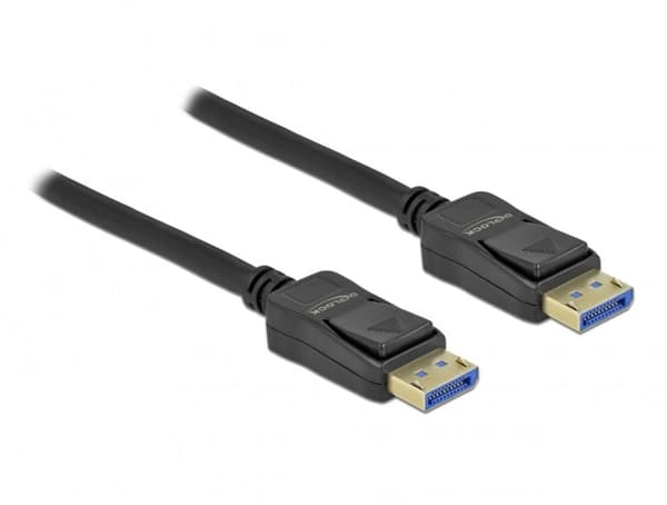 DELOCK DP-kabel 10K 60Hz 54Gbps plastikhus 1 m