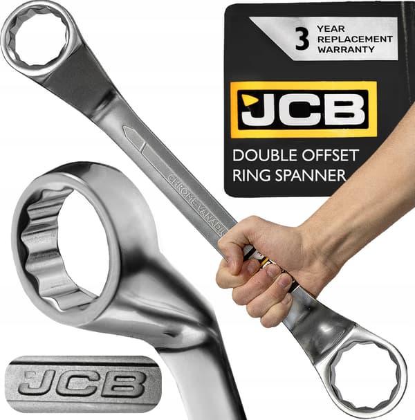 JCB 45 GRAD BØJET RINGNØGLE 41-46mm