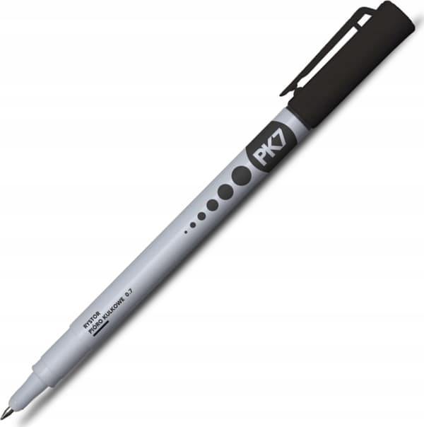 Rystor kuglepen RYSTOR PK7 0,7 mm SORT