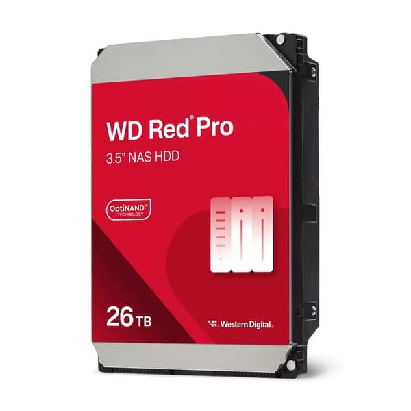 Western Digital Red Pro Intern Hårddisk 26 TB 7200 RPM 512 MB 3.5\" Seriell ATA