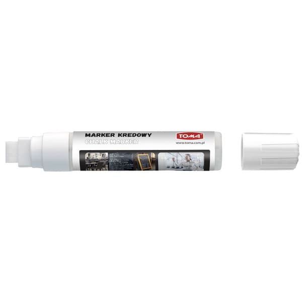 Kridtmarker 15x8 mm hvid TOMA