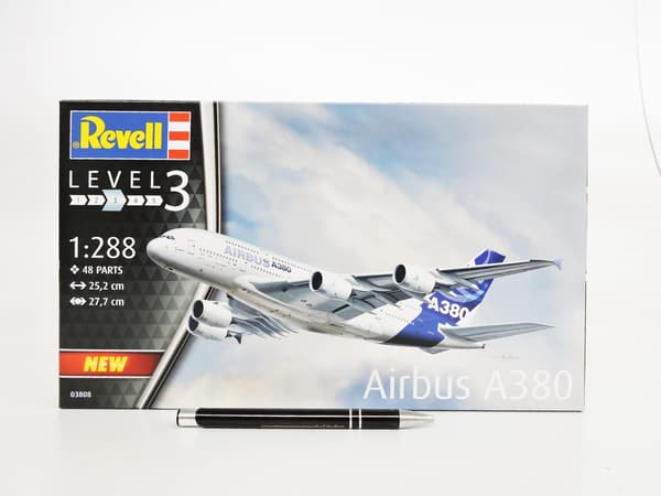 Plastmodellflygplan Airbus A380 1/288