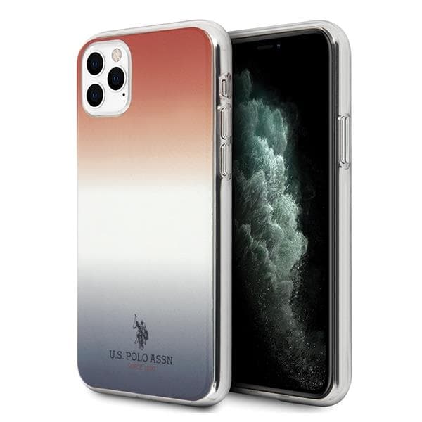 US Polo USHCN65TRDGRB iPhone 11 Pro Max rød-blå/blå&rød Gradient Pattern Collection