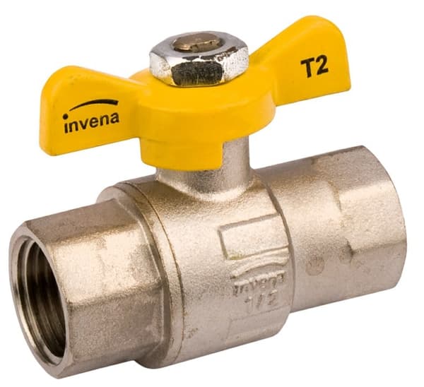 1/2\" SOMMERFUGL GAS KUGLEHANE MED GEVIND M/M