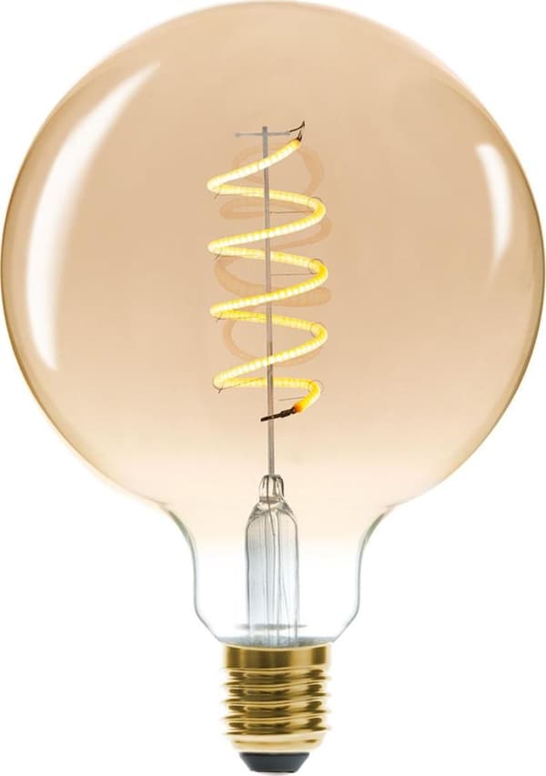 Atmosphera Amber LED-pallolamppu 4W E27