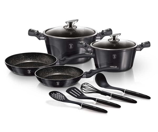 GRANIITTIPATASARJA 10 KPL METALLIC LINE CARBON PRO EDITION BH/6917