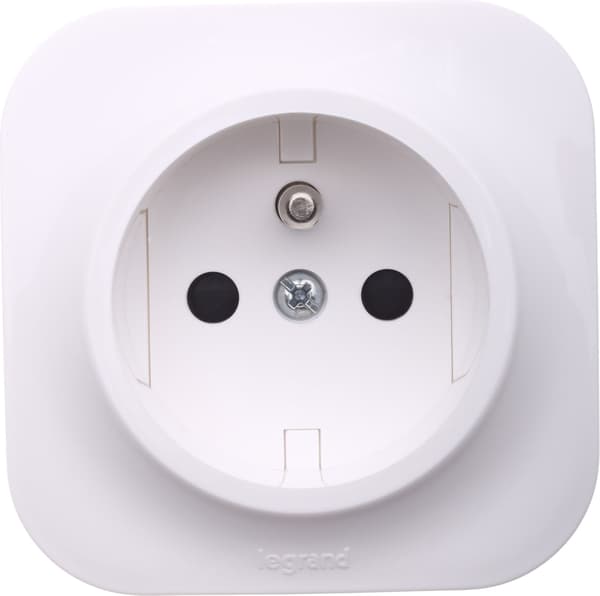 FORIX Enkeltstikkontakt 16A IP20 hvid 782417