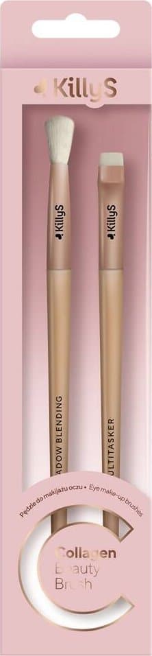 KILLYS_SET Collagen Beauty Eyeshadow Brush ögonmakeup-pedal 2 st