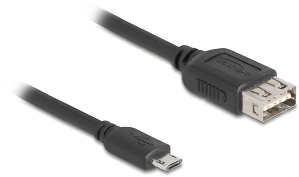 DELOCK USB 2.0 Kabel USB Type Micro-B Stik til USB Type-A Stik 1 m