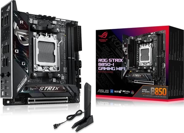 ASUS ROG STRIX B850-I GAMING WIFI - bundkort - mini ITX - Socket AM5 - AMD B850
