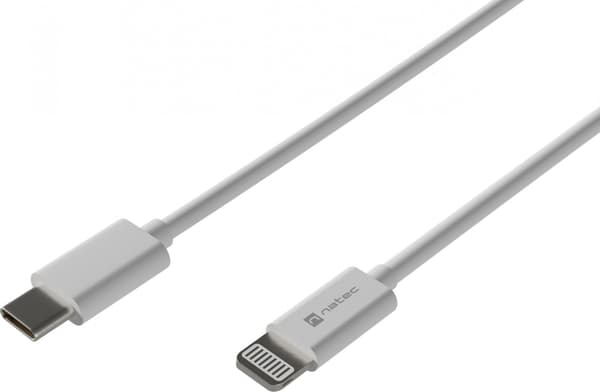 Kaapeli USB Natec USB-C - Lightning 2 m Valkoinen (NKA-2151)
