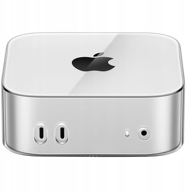 Orico-kotelo MacMini M4:lle, läpinäkyvä TPU