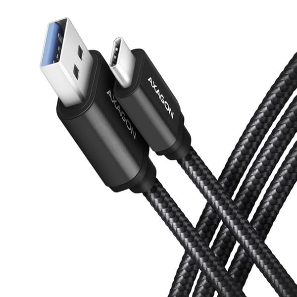 Axagon USB-A USB-kabel - USB-C 1,5 m Svart (BUCM3-AM15AB)