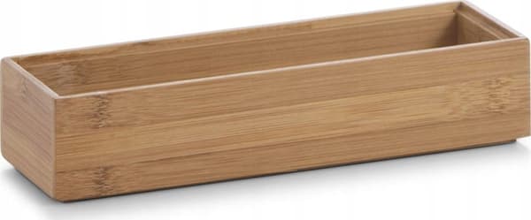 Förvaringsbehållare i bambu, 23x7.5x5 cm, ZELLER