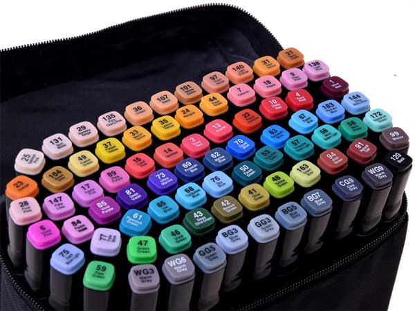 Alkoholimarkkerisetti FELT TIPS 80 kpl AP0003