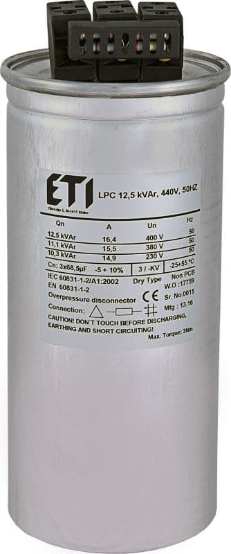 Kondensator CP LPC 15 kVar 440V 50Hz 004656762
