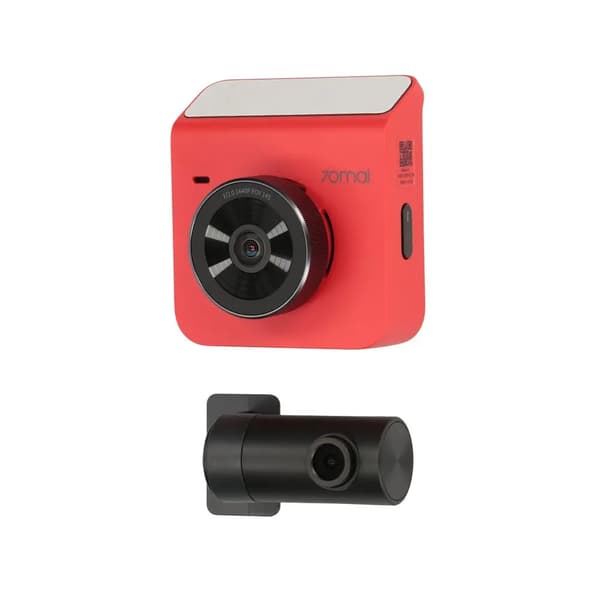 XIAOMI 70MAI DUAL DASH CAM A400 + BAGKAMERA RC09 SÆT RØD