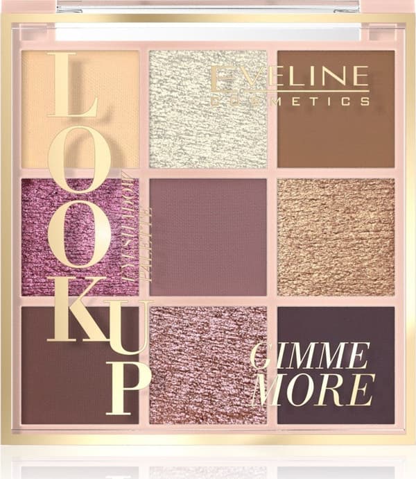 EVELINE Look Up Palette 9 øjenskygger Gimme More!