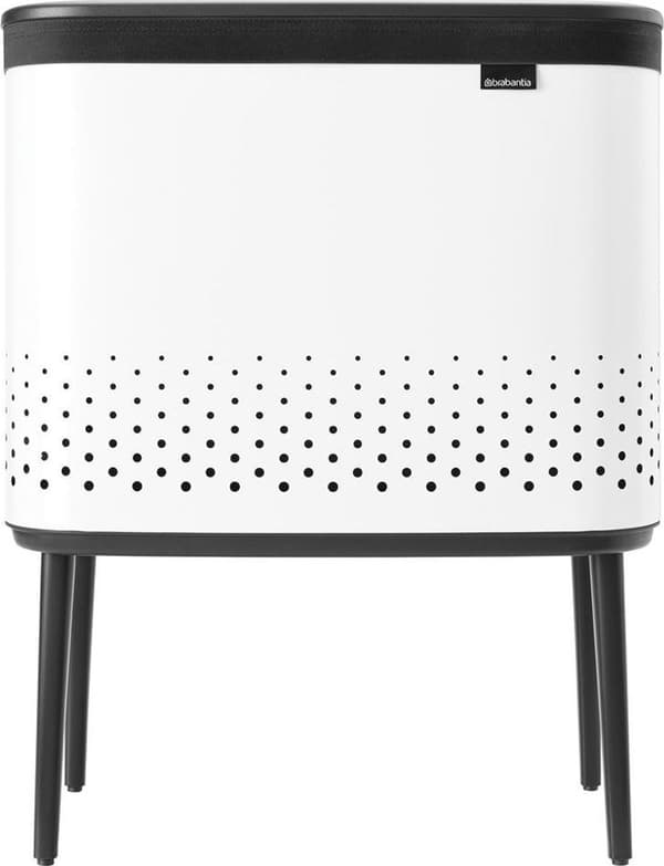 Brabantia Bo pyykkikori, 60 L valkoinen