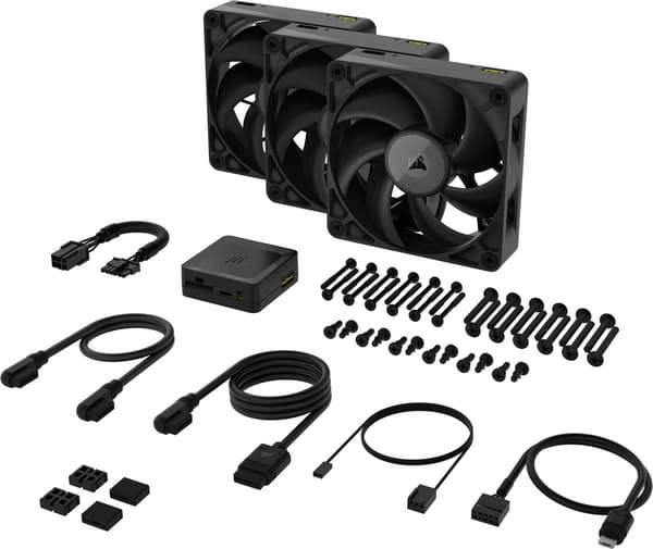 CORSAIR iCUE Link RX120 MAX Starter Kit - kabinetblæser