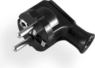 Elgotech Catch-pistoke 16A 250V Musta (WT-35-2)