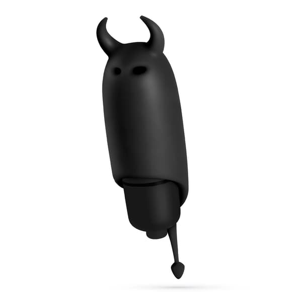 CRUSHIOUS O-PET DEVIL MED 10 VIBRATIONSKUGLE SORT