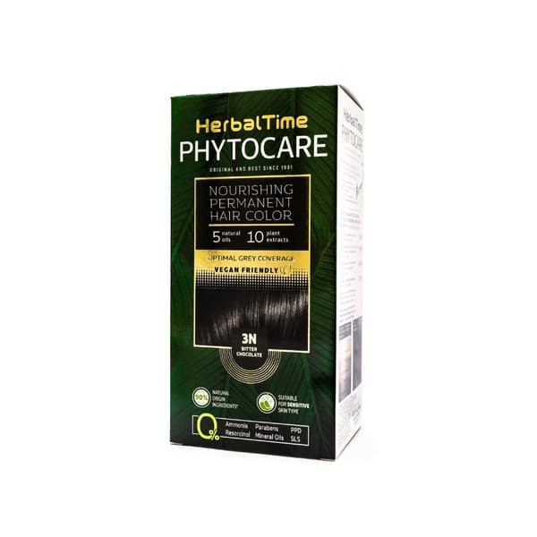 HERBAL TIME Phytocare Luonnollinen hiusväri 3N Tumma suklaa