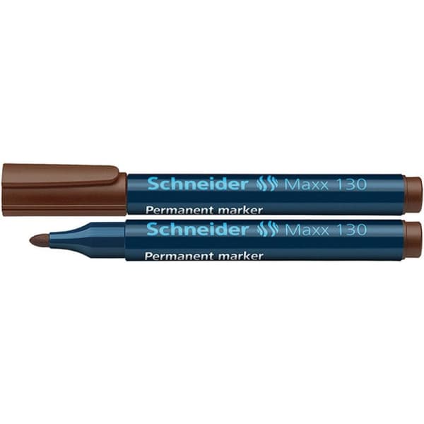 PERMANENT MARKER SCHNEIDER MAXX 130, BRUN
